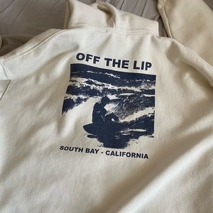 brandy melville off the lip hoodie